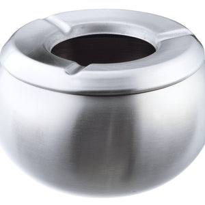 popielniczka Steel; 11x6 cm (ØxW); srebro; okrągły