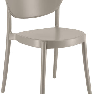 Kunststoffstuhl Neo; 48x50x79 cm (SxGxW); taupe; 2 sztuka / opakowanie
