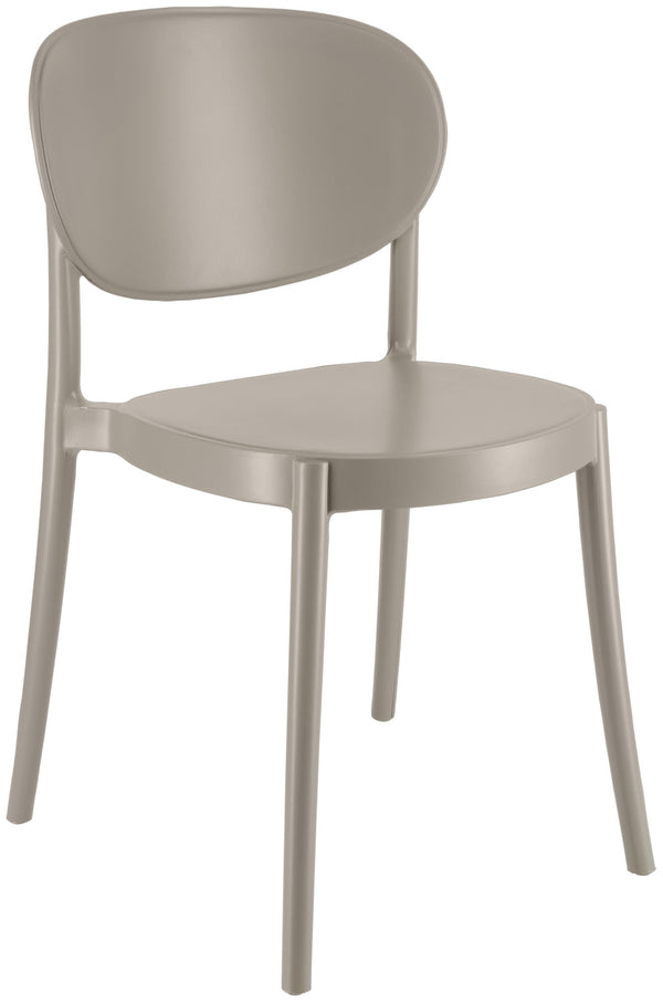 Kunststoffstuhl Neo; 48x50x79 cm (SxGxW); taupe; 2 sztuka / opakowanie