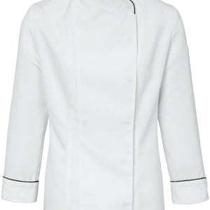 bluza kucharska damska Luisa; Kleidergröße 46; biały/szary