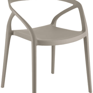 Kunststoff Stuhl Soreva; 57x51x79 cm (SxGxW); taupe; 4 sztuka / opakowanie