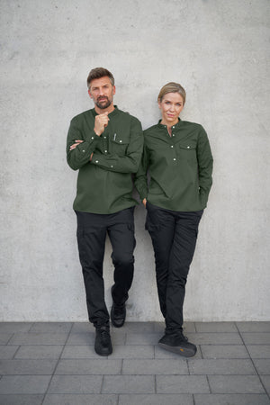 Herrenkochshirt Luca; Kleidergröße 46; -