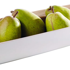 miska Frida 2/4 GN; Größe GN 2/4, 3650ml, 53x16.2x7.5 cm (DxSxW); biały/naturalny; prostokątny