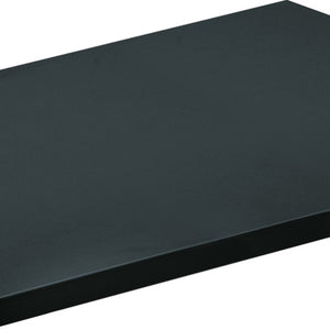 blat Topalit prostokątny; 110x70 cm (DxS); czarny; prostokątny