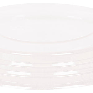 pokrywa Nature rPET; 15x2 cm (ØxW); transparentny; okrągły; 50 sztuka / opakowanie