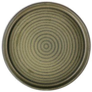 talerz z niskim rantem Snug; 13.5x2 cm (ØxW); oliwka; okrągły; 4 sztuka / opakowanie