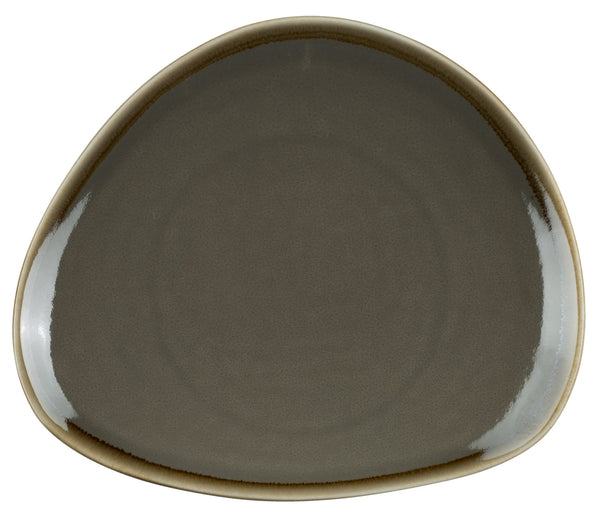 talerz płaski Glaze 2.0 trójkątny; 16.5x14.5x2 cm (DxSxW); szary; trójkątny; 6 sztuka / opakowanie