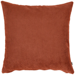 poszewka na poduszkę dekoracyjną Malin Cord; 40x40 cm (SxD); terakota; kwadrat