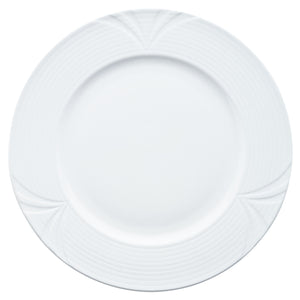 talerz płaski Rena; 25 cm (Ø); biały; okrągły; 6 sztuka / opakowanie