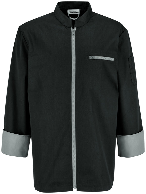 bluza kucharska męska Lorenzo; Kleidergröße 50; czarny