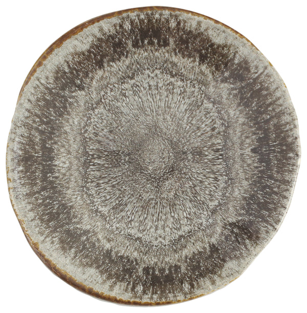 talerz płaski Iris; 22.5x2.75 cm (ØxW); szary/brązowy; okrągły; 6 sztuka / opakowanie
