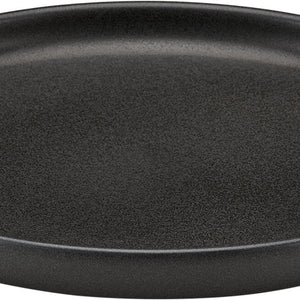 Teller flach Elements; 22x2.6 cm (ØxW); czarny; okrągły; 6 sztuka / opakowanie