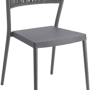 krzesło Amelia; 53x55x78.5 cm (SxGxW); antracyt; 2 sztuka / opakowanie