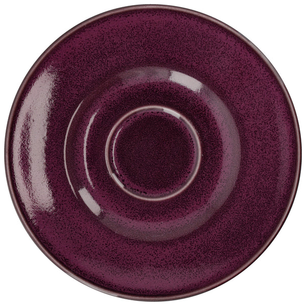 spodek do filiżanki do kawy Oriento; 16.5 cm (Ø); bakłażan; okrągły; 6 sztuka / opakowanie