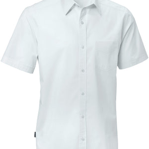 koszula męska Kim krótki rękaw; Kleidergröße 45/46; biały