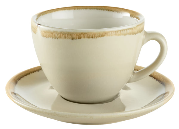 filiżanka do kawy Glaze; 200ml, 8.9x6.5 cm (ØxW); piasek; 6 sztuka / opakowanie