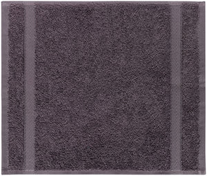 mały ręcznik Meco; 30x30 cm (SxD); grafit; 5 sztuka / opakowanie