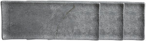 półmisek Clawson z rantem; Größe GN 1.5/4, 39.7x16.2x2 cm (DxSxW); szary; prostokątny; 3 sztuka / opakowanie