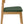 Stuhl Yorin Stoff; 47x55x82 cm (SxGxW); zielony; 2 sztuka / opakowanie