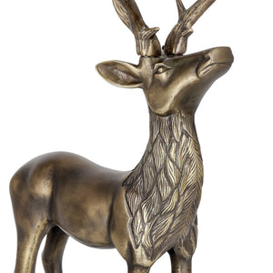 Deko-Hirsch Deer L; 28x58.5x40.5 cm (SxWxG); złoto