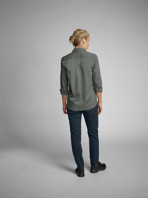 Bluse Langarm Olivia Comfort Fit; Kleidergröße 34; ciemny szary