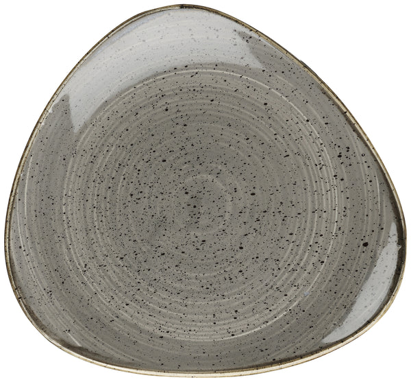 talerz Stonecast Peppercorn trójkątny; 26.5 cm (S); szary/brązowy; trójkątny; 12 sztuka / opakowanie