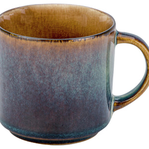 kubek Quintana; 450ml, 9x9.4 cm (ØxW); bursztyn; 6 sztuka / opakowanie