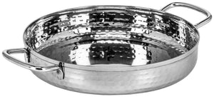 mini garnek Lipuda; 750ml, 18x3.5 cm (ØxW); srebro; okrągły; 6 sztuka / opakowanie