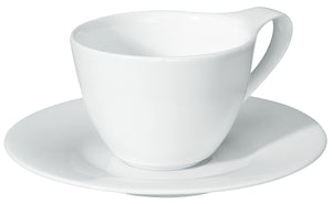 spodek do kubka / filiżanki do kawy/cappucino Pallais; 15.5 cm (Ø); biały; okrągły; 6 sztuka / opakowanie