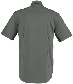Hemd Kurzarm Porter Regular Fit; Kleidergröße 41/42; ciemny szary