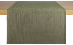 bieżnik na stół Silena; 40x130 cm (SxD); ciemny zielony