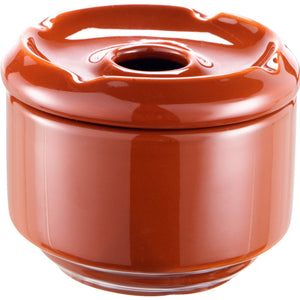 popielniczka porcelanowa; 10.5x7.5 cm (ØxW); brązowy; okrągły; 6 sztuka / opakowanie