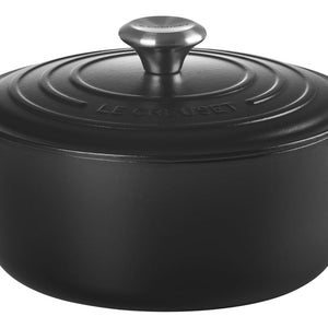 Bräter Signature rund 24 cm; 4200ml, 24x17.2 cm (ØxW); czarny; okrągły