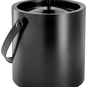 wiaderko na lód Torei; 15x15 cm (WxØ); czarny