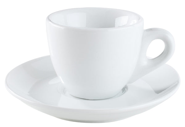 spodek do filiżanki do espresso Nissa; 12 cm (Ø); biały; okrągły; 6 sztuka / opakowanie