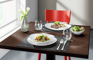 miska Prometeo; 350ml, 15x14.1x5.1 cm (DxSxW); biały; owalny; 12 sztuka / opakowanie