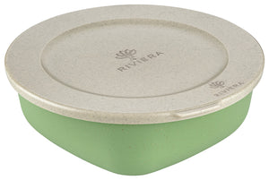 pojemnik do wielokrotnego użytku Connect Box; 1300ml, 21.3x20.7x7.1 cm (DxSxW); zielony; okrągły; 2 sztuka / opakowanie
