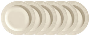 talerz płaski Skyline; 28 cm (Ø); biel kremowa; okrągły; 6 sztuka / opakowanie