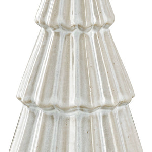 drzewko dekoracyjne Nilas; 10.5x21 cm (ØxW); biel kremowa
