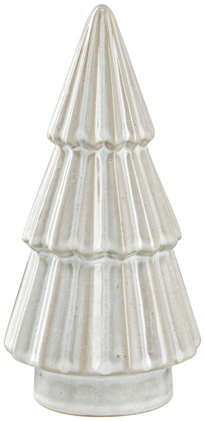 drzewko dekoracyjne Nilas; 10.5x21 cm (ØxW); biel kremowa