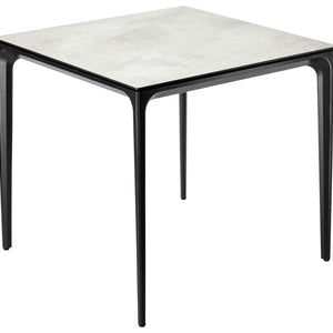 Outdoor-Tisch Linero quadratisch; 80x80x72 cm (DxSxW); Platte kamiennoszary
