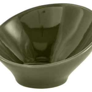 mini miseczki  Pise; 40ml, 8.8x5.2 cm (ØxW); oliwka; okrągły; 6 sztuka / opakowanie