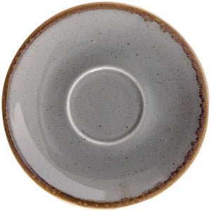 spodek do filiżanki do espresso Sidina; 12x2.5 cm (ØxW); szary; okrągły; 6 sztuka / opakowanie