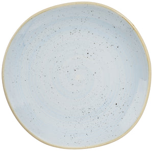 talerz Stonecast Duck Egg organiczny; 26.4 cm (S); jasny niebieski/brązowy; organiczny; 12 sztuka / opakowanie