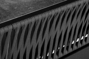 Outdoorbar Baruba Eckelement Außen; 78x56x115 cm (DxSxW); beton/antracyt