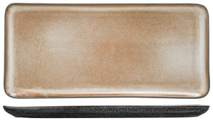 talerz Lerida Desert prostokątny; 32x15 cm (DxS); brązowy; prostokątny; 4 sztuka / opakowanie