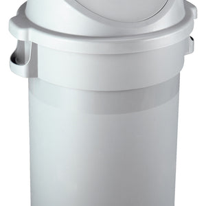 pojemnik na odpady Metropolis; 120000ml, 55x89 cm (ØxW); szary; okrągły