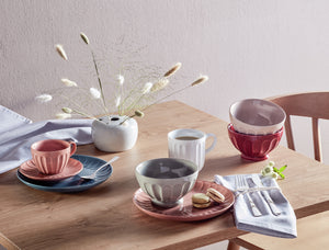 filiżanka do kawy Bel Colore; 190ml, 8.5x5.5 cm (ØxW); rosé; 6 sztuka / opakowanie