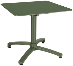 Outdoor-Aluminium-Loungetisch Taipa quadratisch; 60x60x50 cm (DxSxW); Platte oliwka