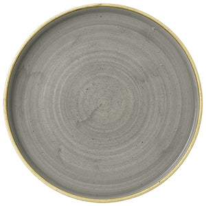 talerz okrągły Stonecast Peppercorn z podniesioną krawędzią; 26x2 cm (ØxW); szary/brązowy; okrągły; 6 sztuka / opakowanie